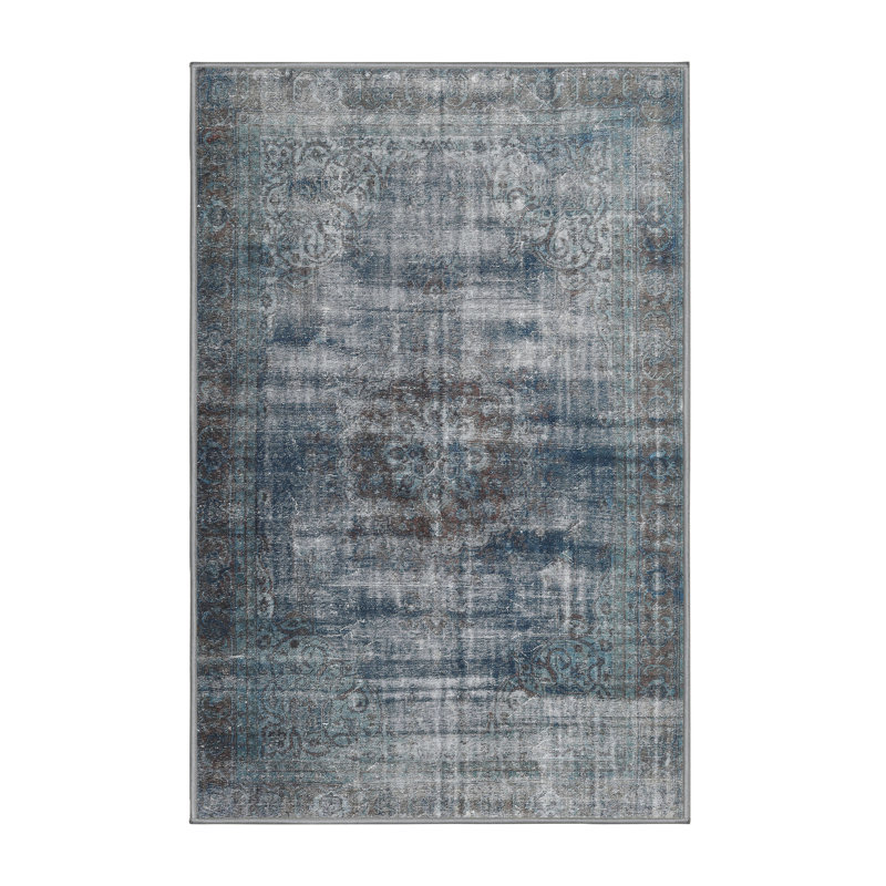 Morpeth Performance Wool Oriental Indoor Rug, Rectangle 7' x 9'