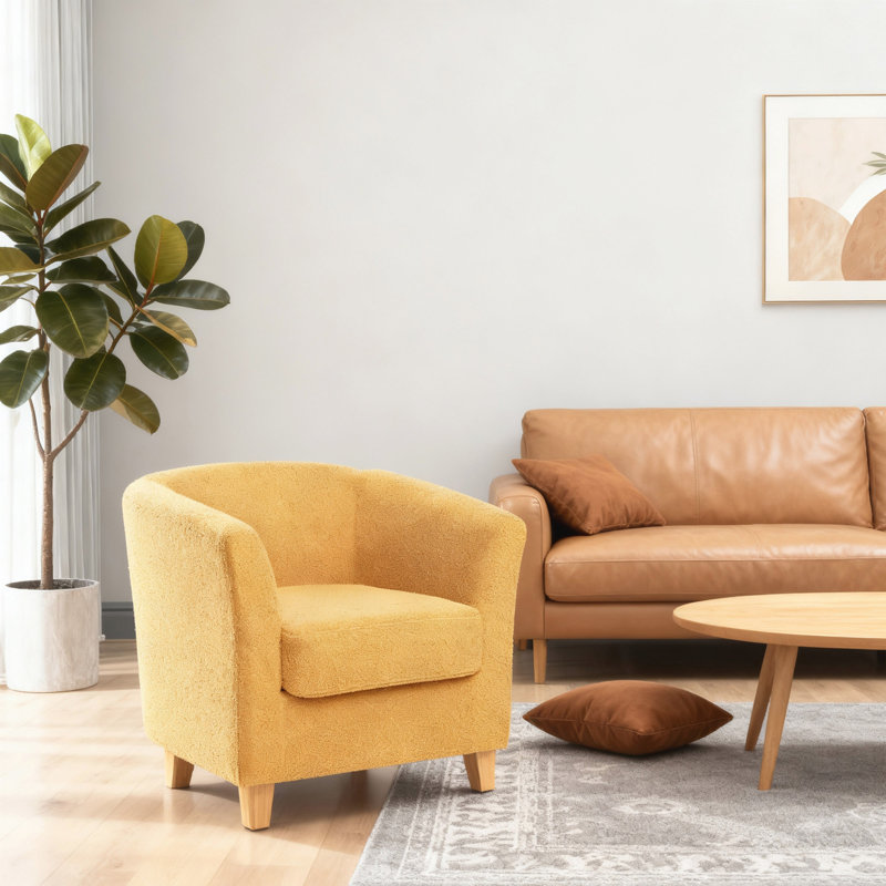 Fauteuil club en tissu