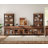  Office Furniture Set: 59In Modern Executive Desk With Charging Station And Drawers And Two 72In Tall Bookcases With 3 Tiers And 4 Cabinets,Office Furniture For Work Study-499657303
