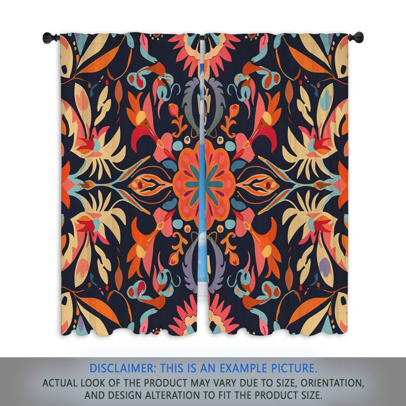 Paire de rideaux obscurcissant en polyester Aishi, L 20 po x L 82 po