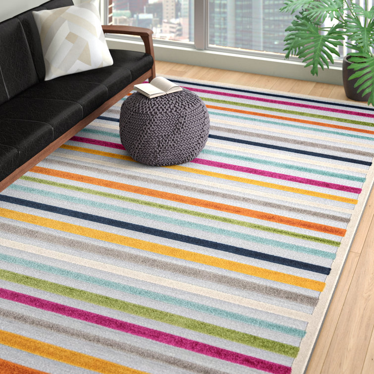 Striped Indoor / Outdoor Rug