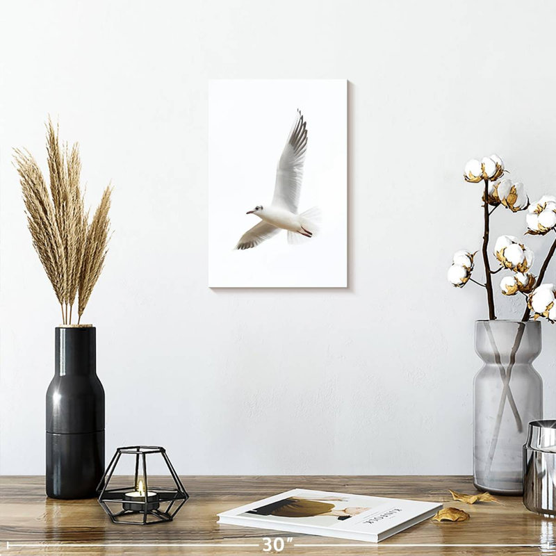 Brampt Flying Kittiwake Gull, 12" H x 8" W