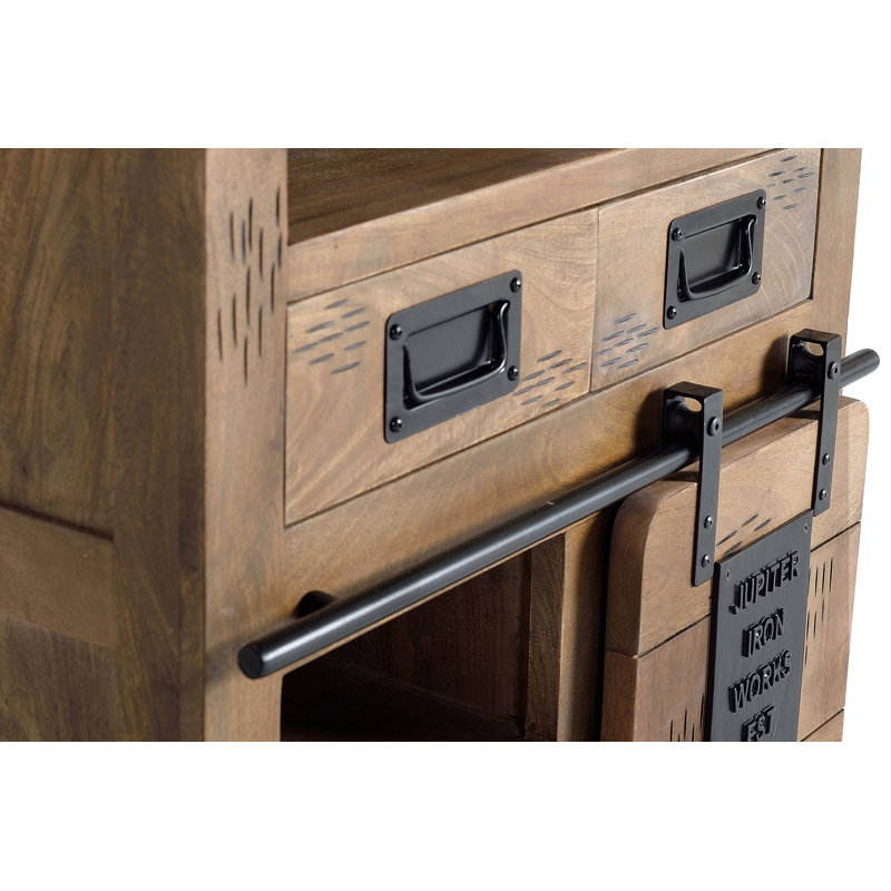 Vikenti 75cm Solid Wood Sideboard