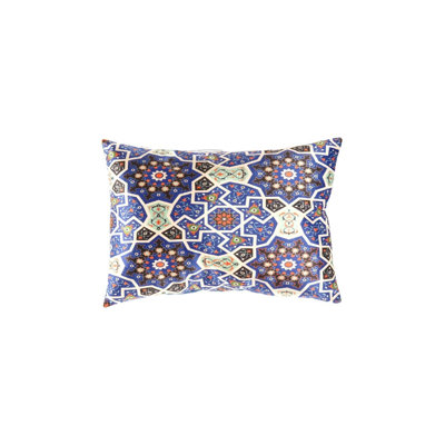 Persian Tile Velvet Pillow 16'' X 24''