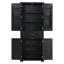 Armoire de rangement pour salle de bain avec portes et tiroir, plusieurs espaces de rangement, tablette réglable-2136065223