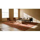 Antique Ingrain American Flat Weave Rug