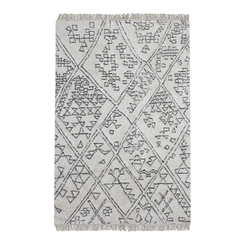 Reims Cotton Geometric Indoor Rug, 8' x 10'