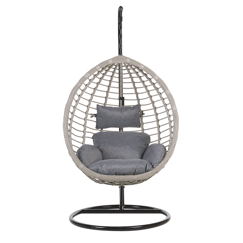Lia Tollo Swing Chair with Stand, Grey