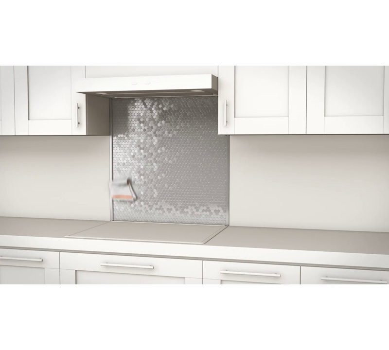 Hexagonia Peel & Stick Aluminum Honeycomb Mosaic Tile