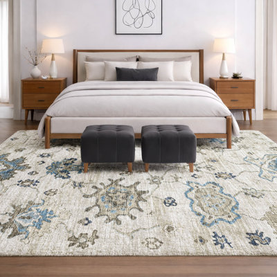 Tapis à poil long de qualité supérieure lavable à la machine ADS96