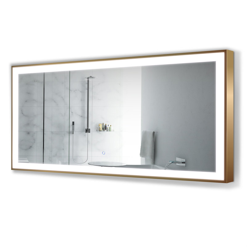 Miroir Ednaoverdorf, 36 po x 48 po, Or