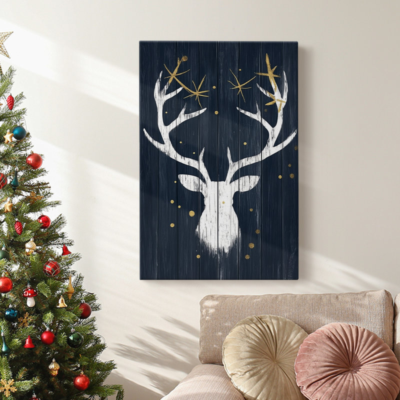 Art des Fêtes de Noël - Toile tendue avec châssis CXLVII, H 12 po x l 8 po
