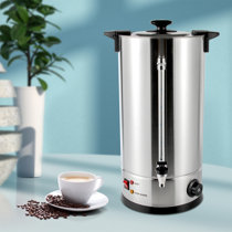 8L/2.11gal Catering Hot Water Boiler Tea Urn Coffee Commercial Electric  Stainless Steel 