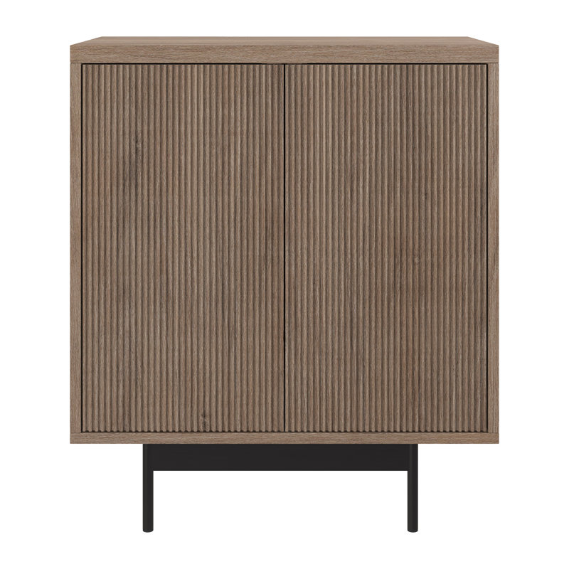Gerharda Steel 2 - Door Standard Accent Cabinet