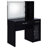 Flora 2-Drawer Vanity Set With LED Mirror High Gloss-1702819122
