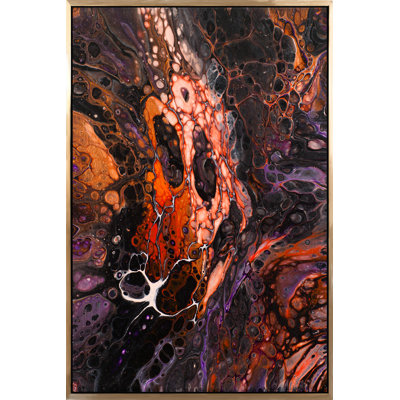 «Warm Infusion», reproduction sur toile avec cadre flottant