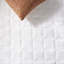 Tapis géométrique ivoire en viscose / coton noué à la main Mirage 646-712518027