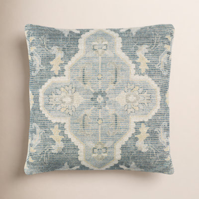 Alain 22" x 22" Embroidered Pillow Cover