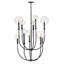 Alchemy 10-Light Multi-Tier Chandelier with Tapered Globes-98501976