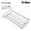 Kore 16 3/4" x 9 7/8" x 3.75" Rinse Basket
