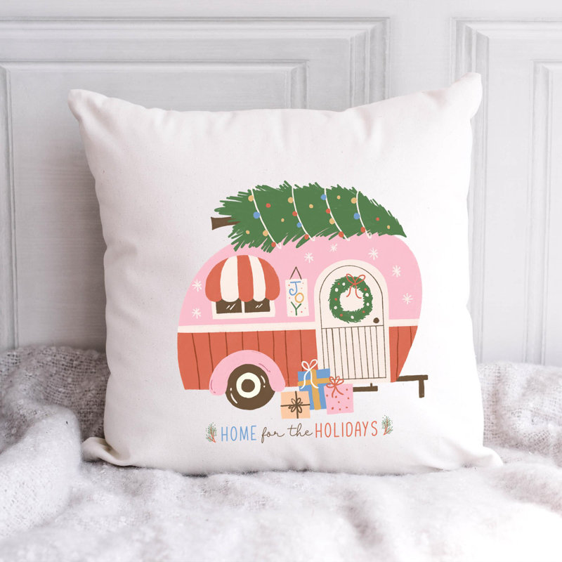 Coussin Christmas illustration_8, 16 po x 16 po