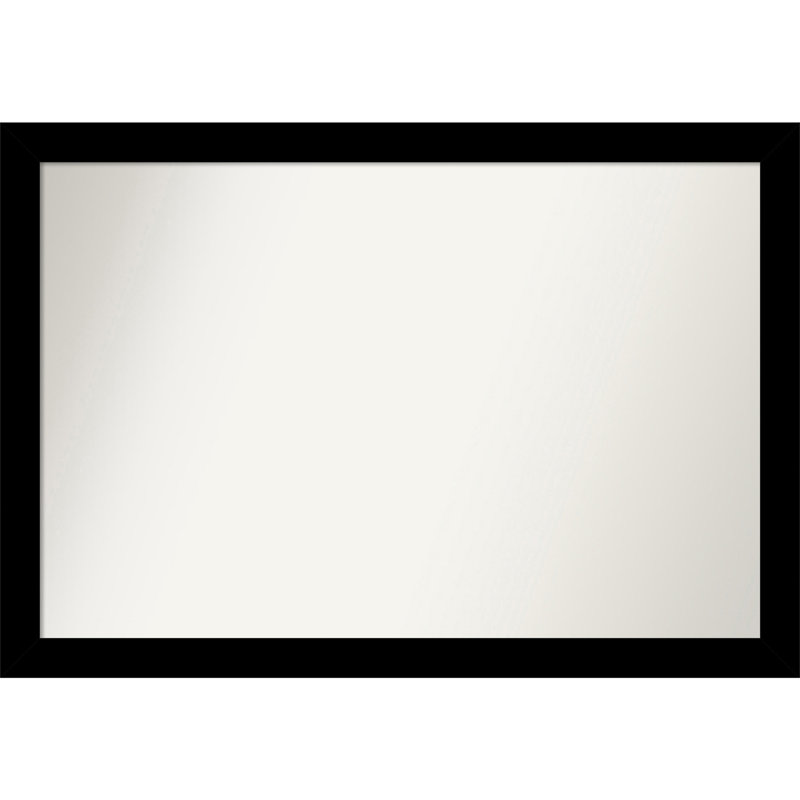 Miroir mural Jini, Noir, Rectangle, 27,25 po x 39,25 po
