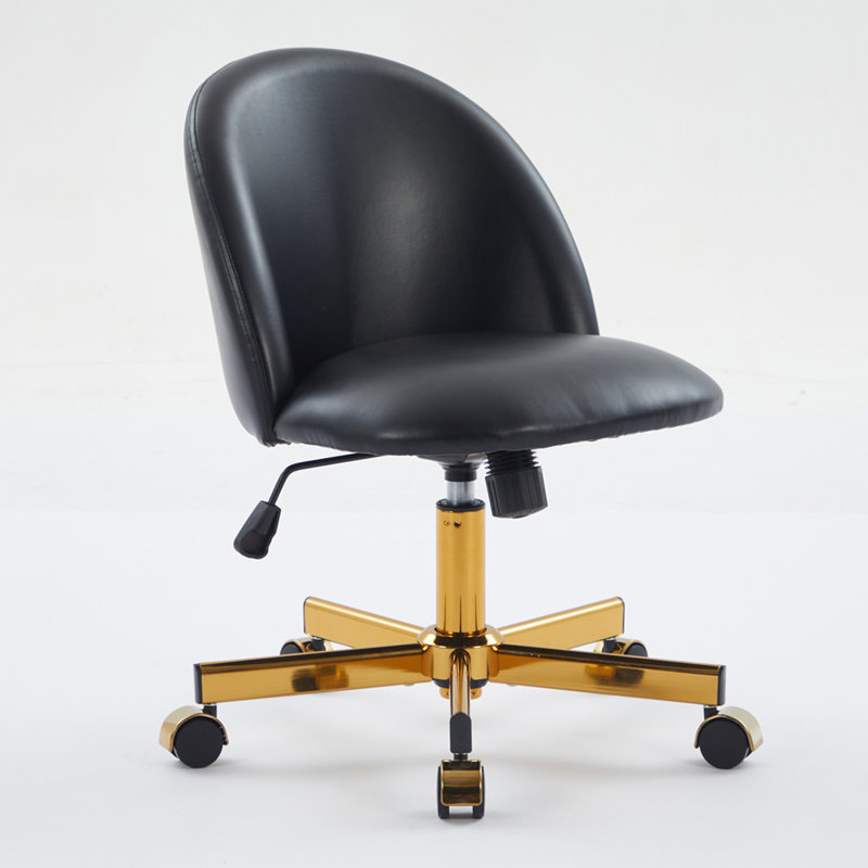 Petit fauteuil de bureau avec dossier TUKAKA