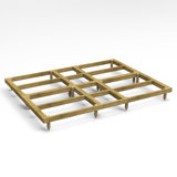 Powersheds 10 x 8ft Pressure Treated Timber Base Kit