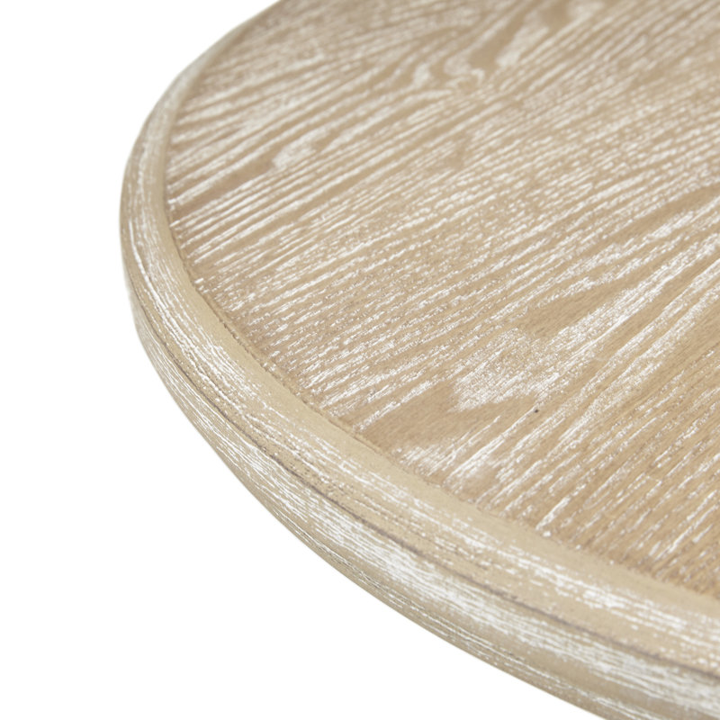 Martha Stewart Fatima Round Pedestal End Table