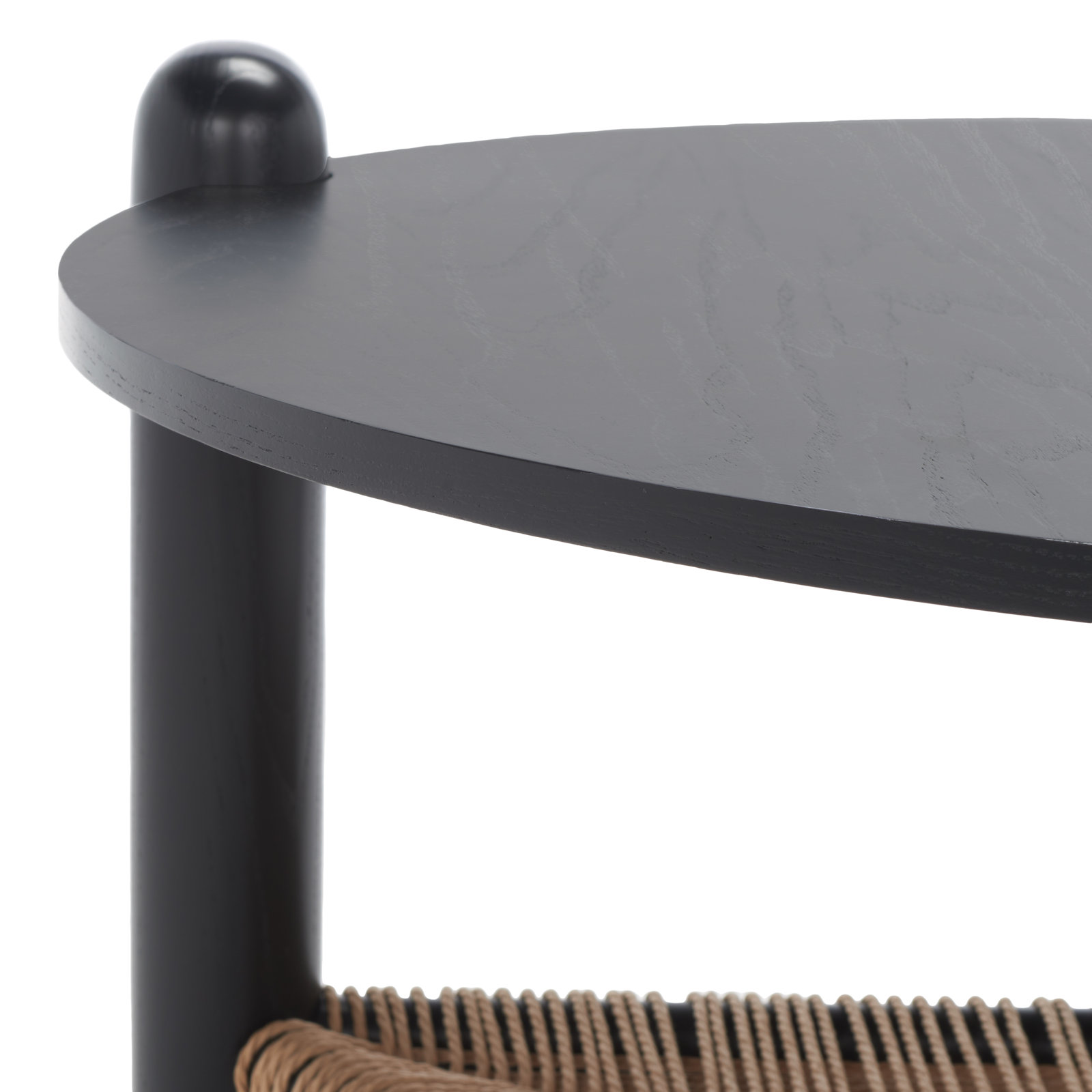 Trish Coffee Table, Wood Black, Black