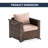 Wicker Patio Chair with Cushions-1010528786