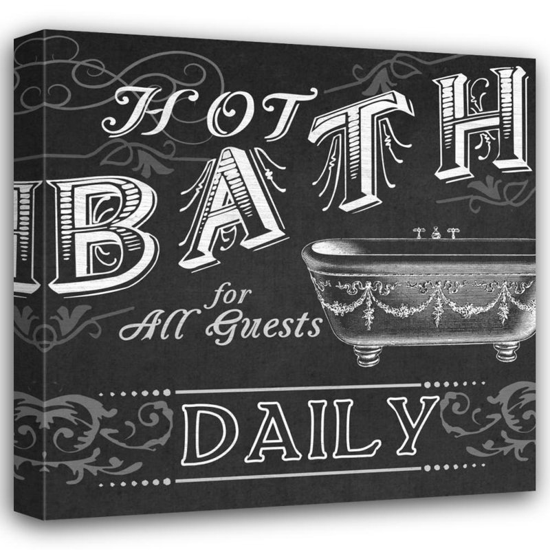 Ophelia & Co. Vess, June, galerie d'art sur toile tendue Erica, tableau: «Bath Signs II», H 28 po x l 28 po