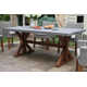 Fleur 74'' Rectangular 6 - Person Outdoor Dining Set with Cushions
