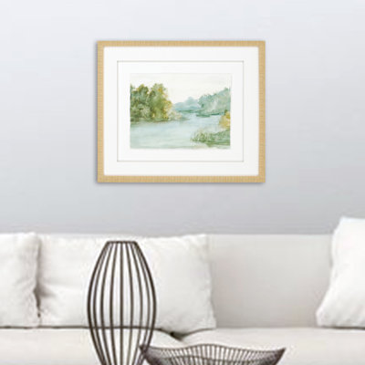 «Watercolor I», peinture encadrée