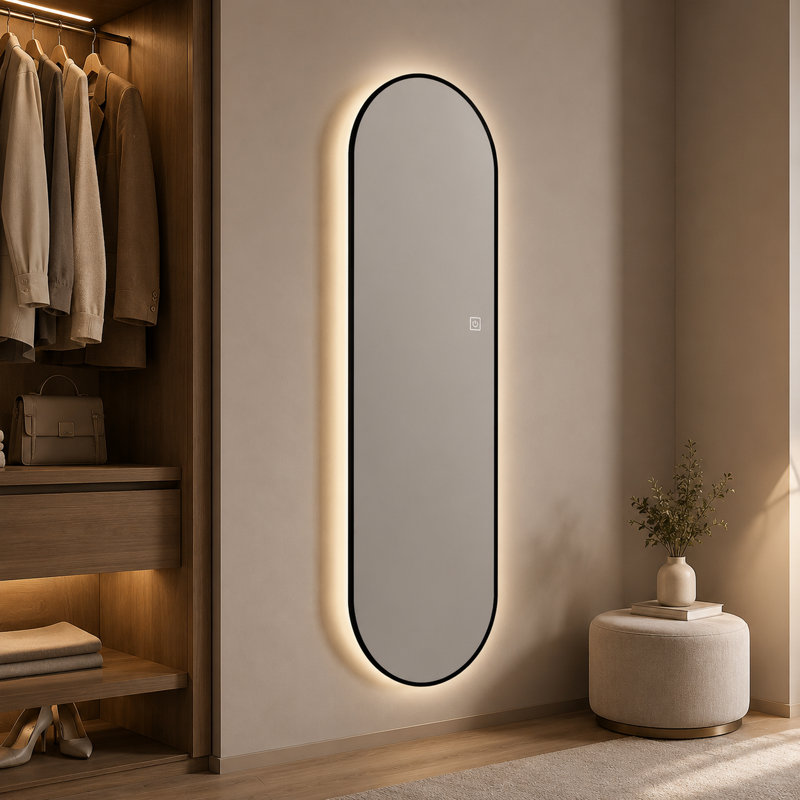 Miroir de salle de bain noir