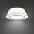 Hailey Fabric LED Flush Mount-55898132