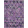 Machine Washable Indoor/Outdoor Claudian ACN1637 Eggplant Rug