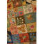 Antique American Hooked Rug American Geometric Hooked - Loop Pile