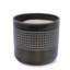 3 pots de fleurs en céramique noire brillante pour la terrasse, les rebords de fenêtres et les espaces de vie, L 9,46 po x l 9,41 po, favorise la croissance des racines par tous les temps, une finition élégante-970831021