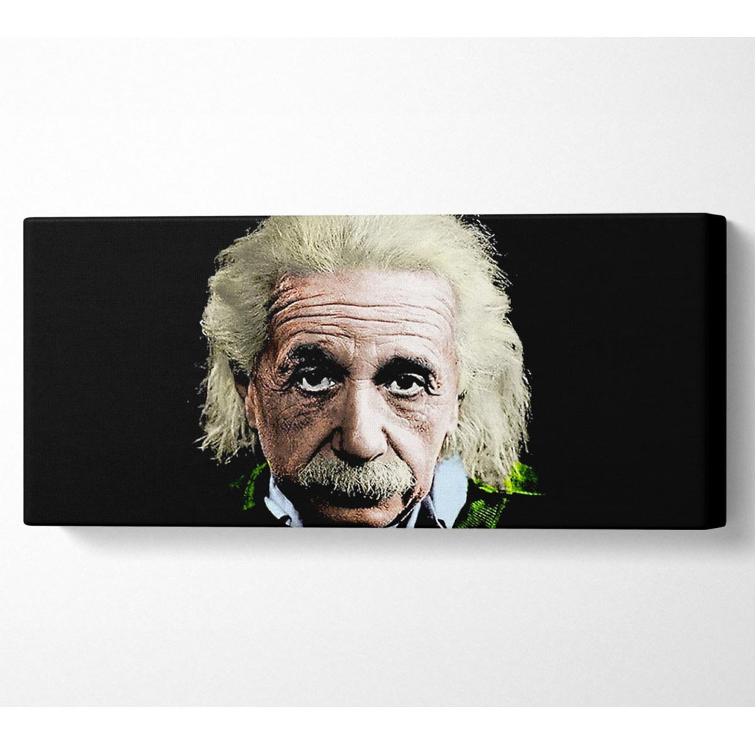 Albert Einstein Retro Colours - Kunstdrucke auf Leinwand