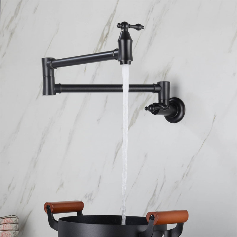 KIKO HOME Kitchen Faucet, Matte Black