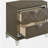 Dark Champagne 2-drawer Nightstand