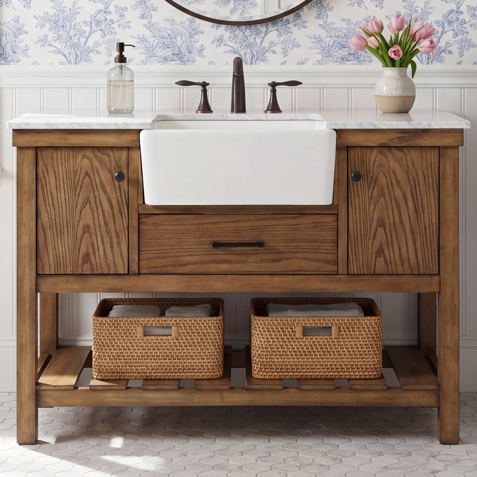Pelaghia 48'' Single Bathroom Vanity, Driftwood