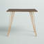 Table moderne à hauteur de comptoir en bois d'acacia de 42 po Modern Edge-451720984-451720985-451720981