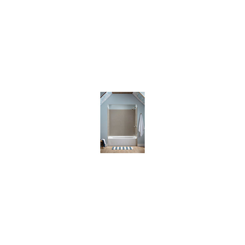 Ensemble 30.25'' L Soaking Bathtub, White