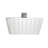 Fashionable 304 Stainless Steel Showerhead With Self-cleaning Feature - 8.03x8.03x10.11 In, 1.83 Lb, Brushed Nickel Shower Head Self Nozzles 8x8x10 Inches, 1.8 Lbs, Finish-118752366