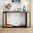 Narrow Console Table With Unique Irregular Top Design-102113502
