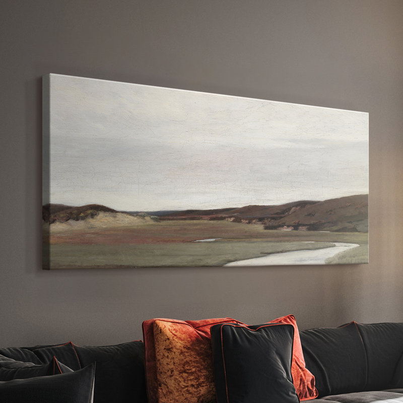 Série paysage - MC XXIV - Toile tendue avec châssis - Prêt à accrocher, H 24 po x l 48 po
