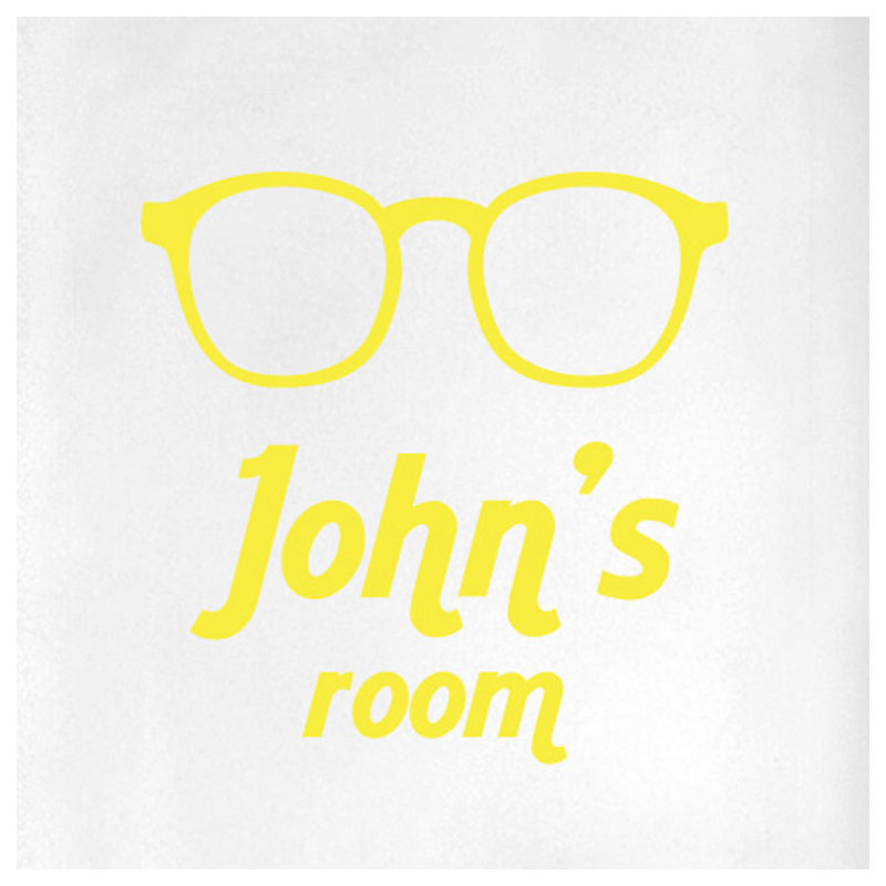 Wall Decal, Bright Yellow