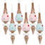 Pastel Finial Ornament, 9 Inches